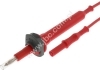 5939-IEC-120-RT  Przewód SIL 1,0mm2, 1,2m, sonda/wt.pr.4mm, czerwony, ELECTRO-PJP, 5939IEC120RT